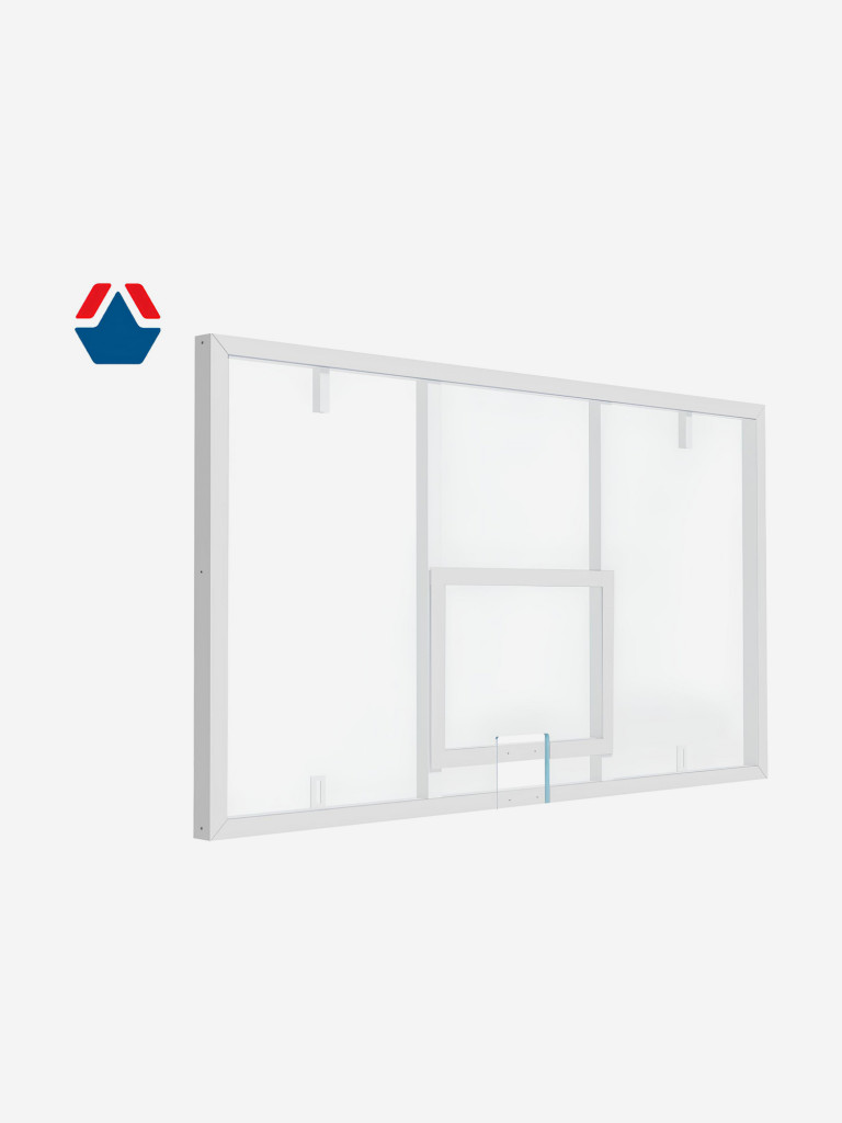 Щит баскетбольный профессиональный игровой OLIMPCITI, оргстекло, 15мм, 1800х1050, для ферм