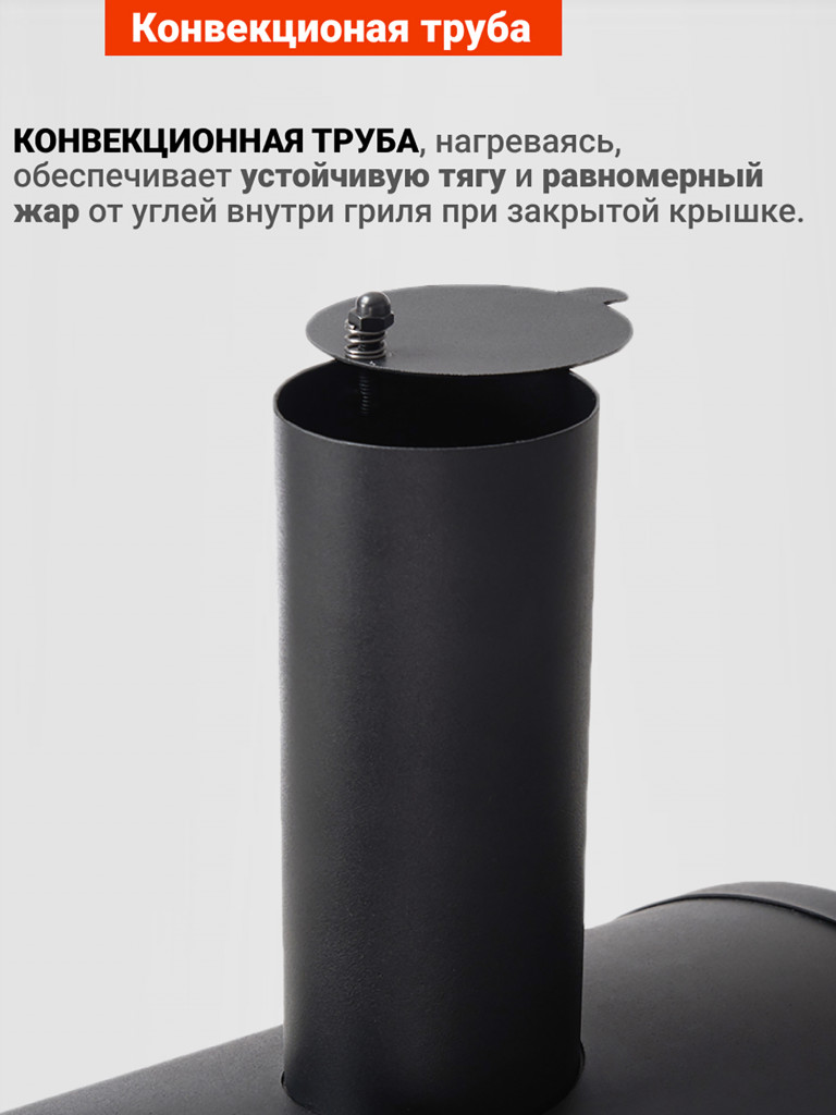 Угольный гриль барбекю Go Garden CHEF-Master 74 XL