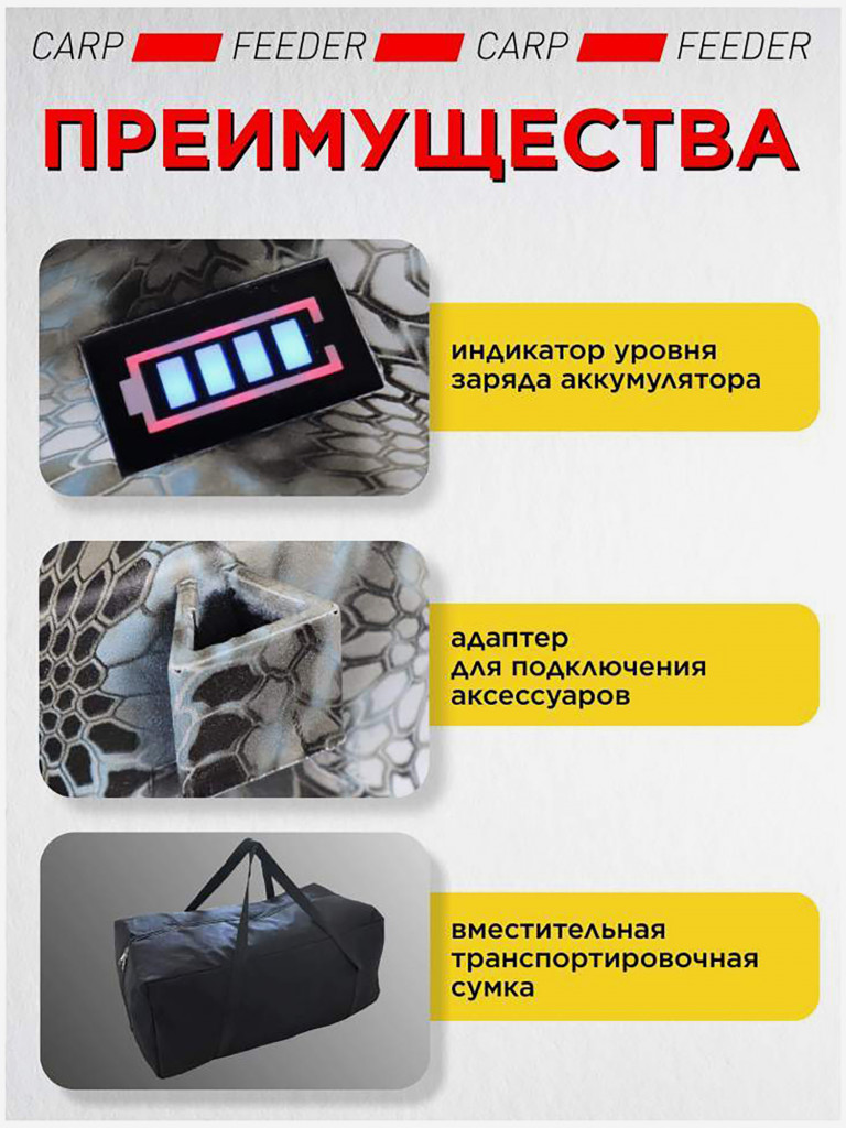 Прикормочный кораблик VYDRA Maxi GPS Camo