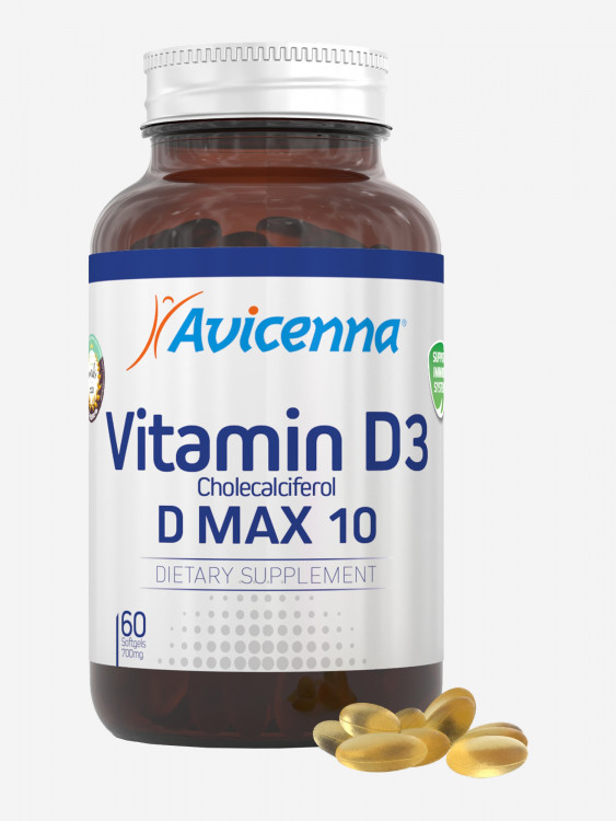 Витамин Avicenna д3 д макс 10, 60 шт