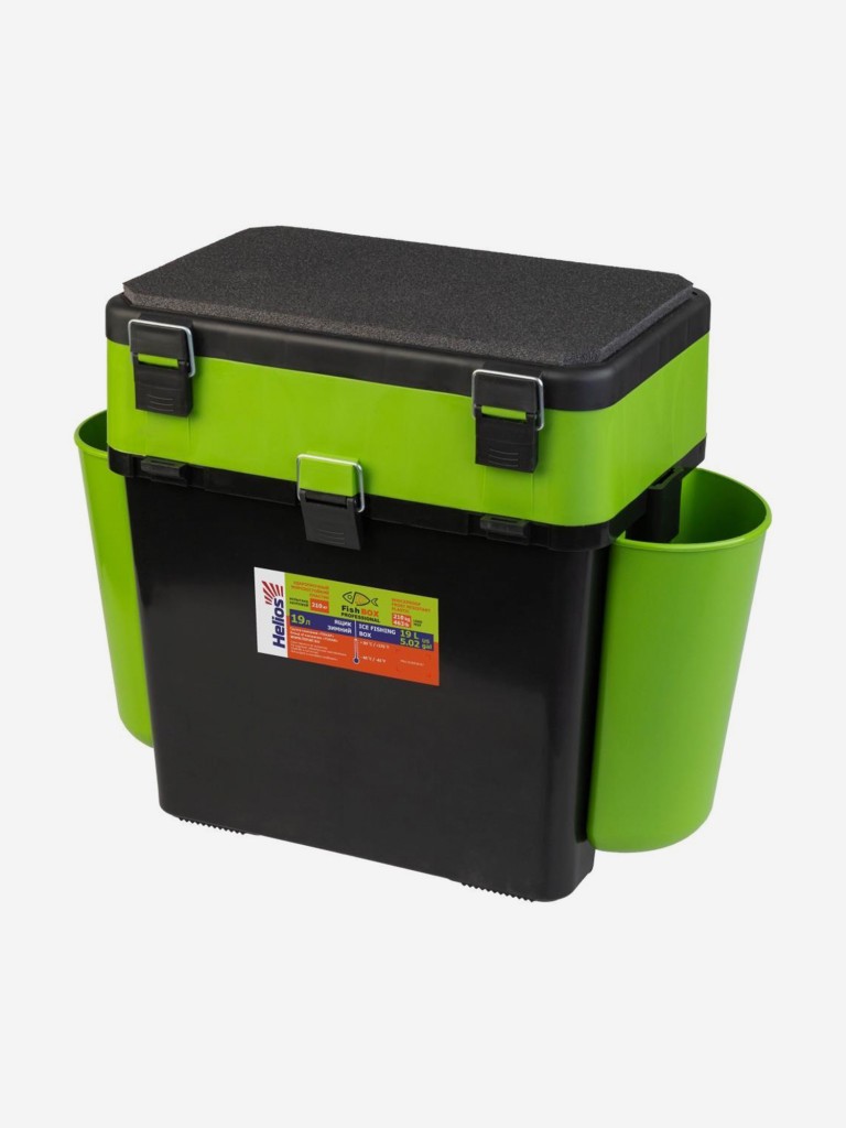 Ящик рыболовный зимний FishBox (19л) оранжевый Helios