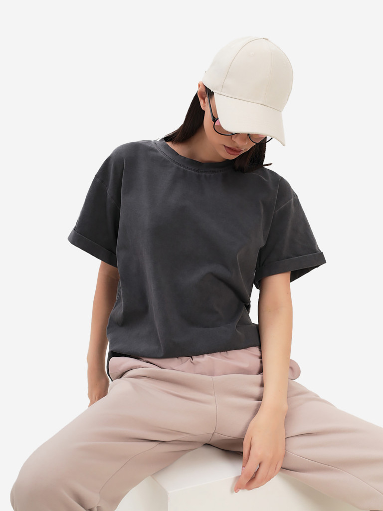 Футболка женская ASHE Garment Dyed new