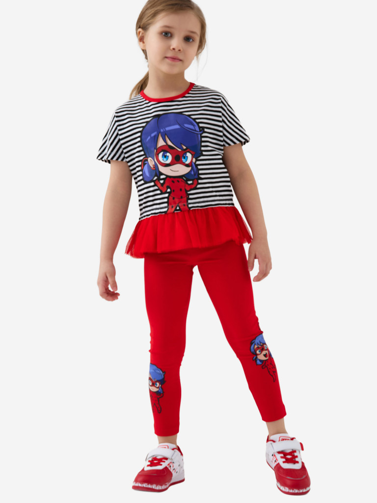 Комплект для девочек: футболка, легинсы PlayToday