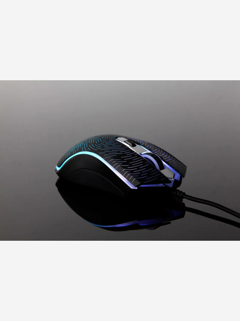 RAPOO Игровая мышь проводная V25S, цвет - черный (12277)
