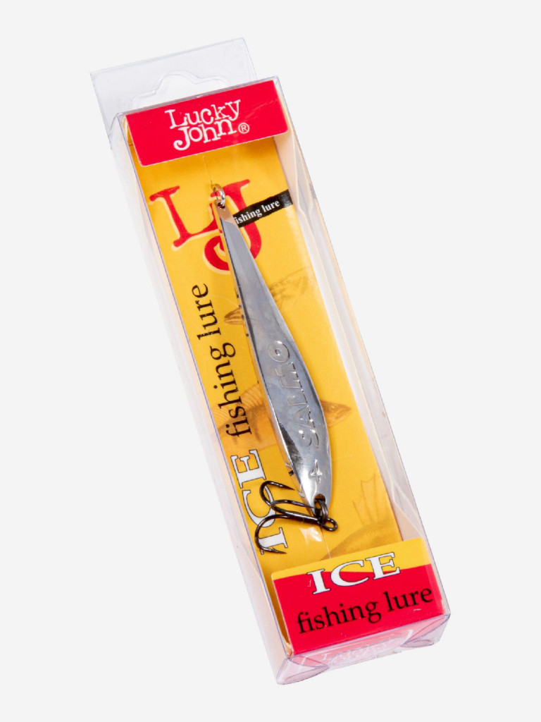 Блесна вертикальная зимняя Lucky John S-4 с тройником, вес 11 г
