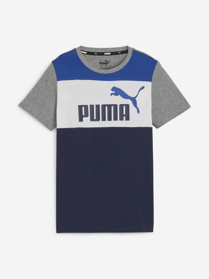 фото Футболка для мальчиков puma ess block, синий