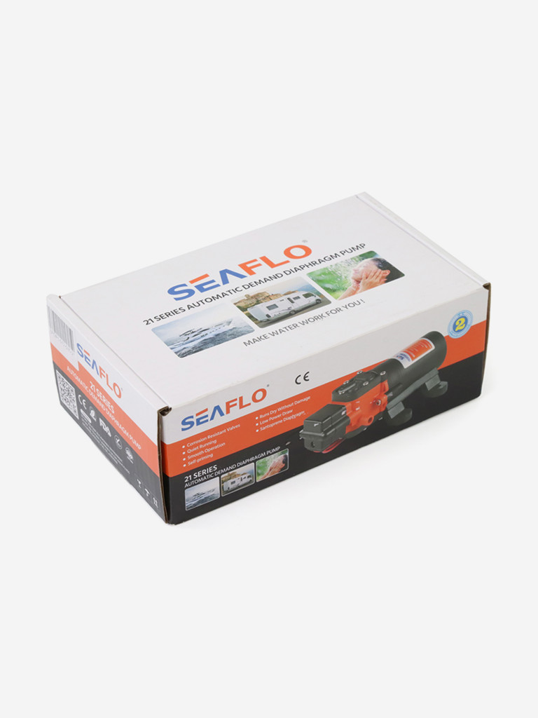 Помпа водоподающая SeaFlo мембранная, 12V, 4.3 л/мин, 2.4 BAR, 35 PSI