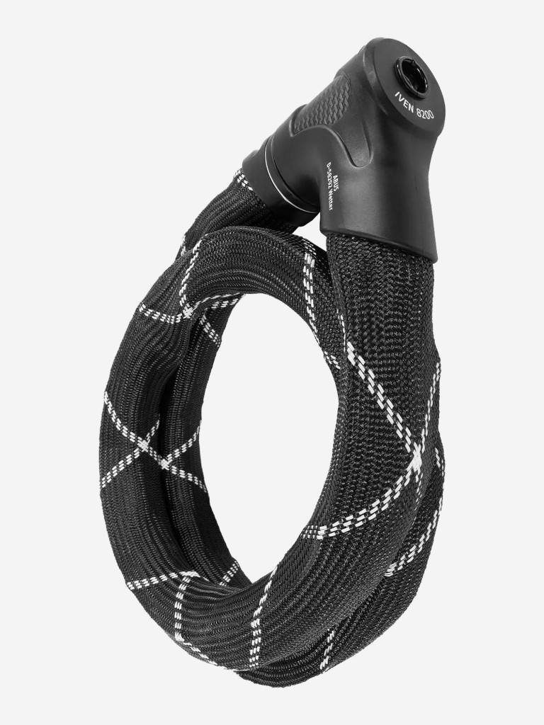 ABUS замок-цепь велосипедный унисекс IVEN Steel-O-Chain 8210/85 черный, цепь 8мм 85см, под ключ, ...