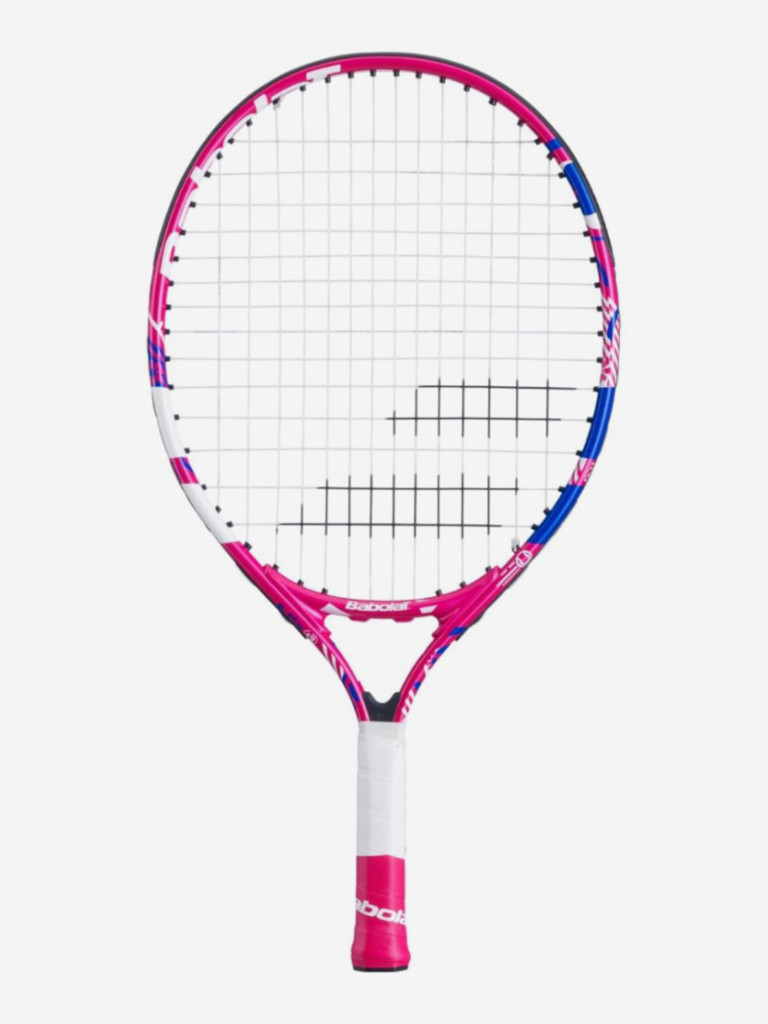 Ракетка для большого тенниса Babolat B'FLY 19 (2023), синий/розовый, ручка 0000