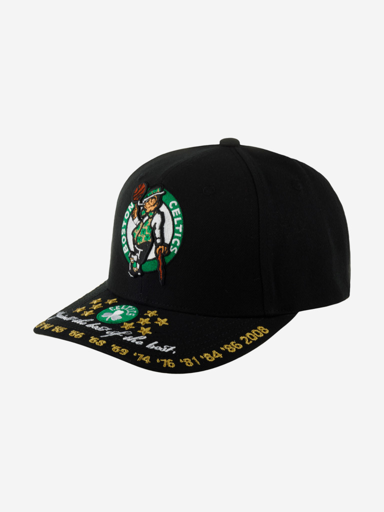 Бейсболка MITCHELL NESS HHSS6268-BCEYYPPPBLCK Boston Celtics NBA