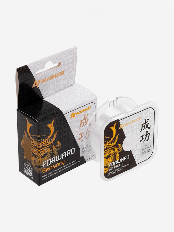 Леска для рыбалки Nisus FORWARD Sensory Nylon 0,370мм, 100м, 10,45кг, прозрачный
