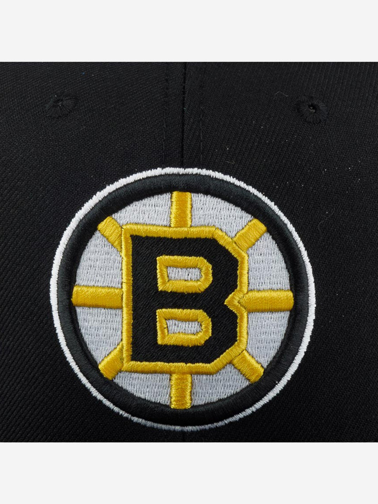 Бейсболка с прямым козырьком MITCHELL NESS 6HSSSH22089-BBNBLCK Boston Bruins NHL