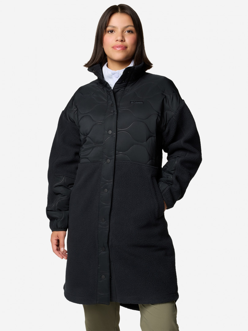 Джемпер флисовый женский Columbia Cloud Point Long Fleece, Черный