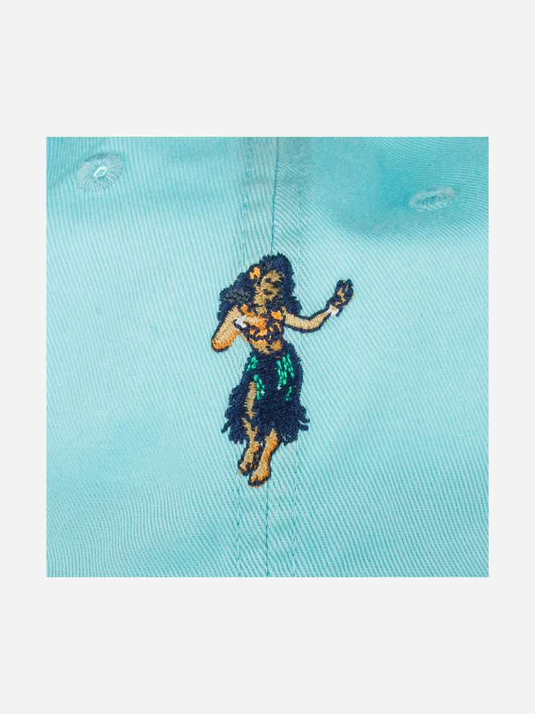 Бейсболка AMERICAN NEEDLE 21015A-HULA Hula Micro Slouch (голубой)