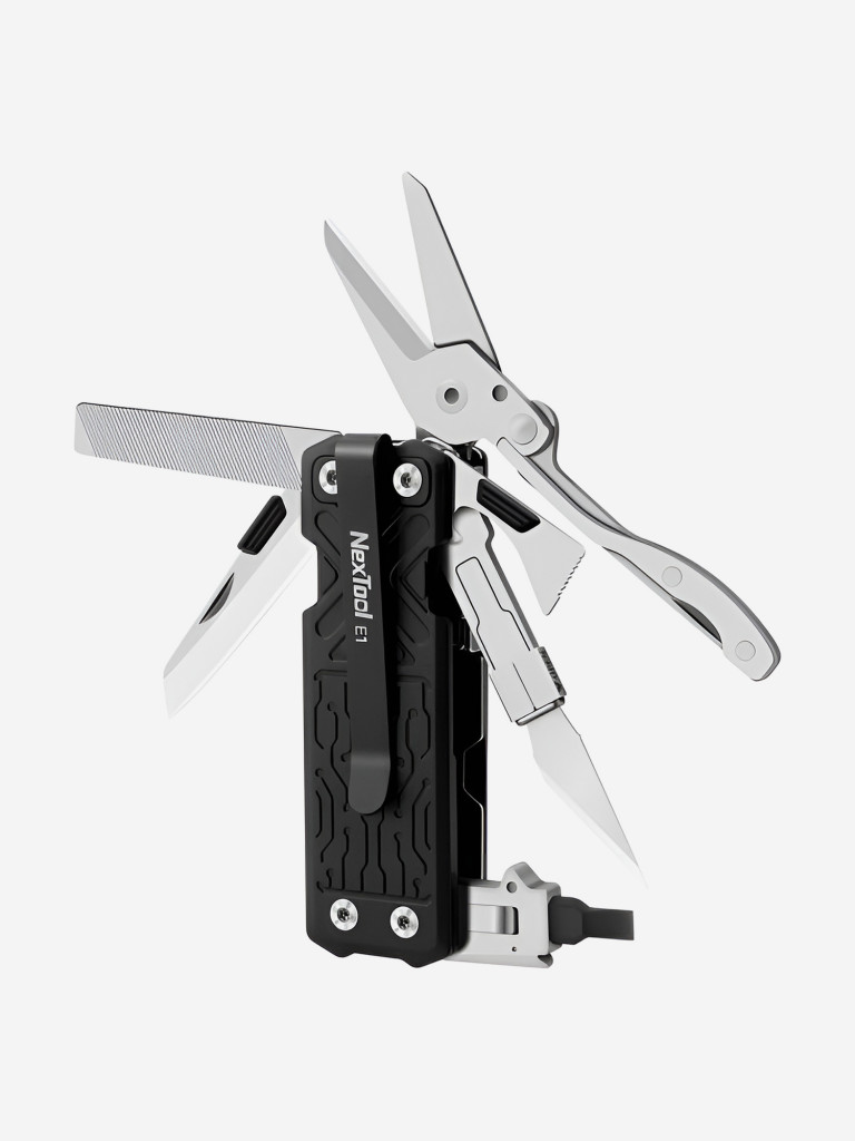 Мультитул Nextool Pocket Tool E1, 10 функций, черный
