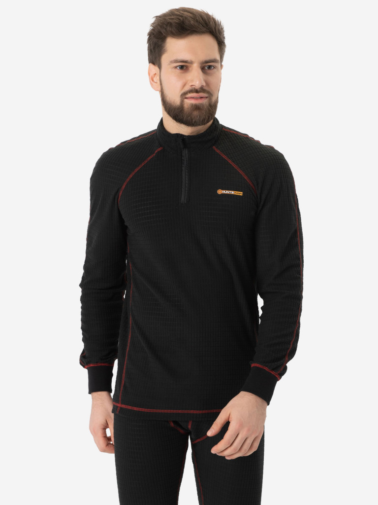 Термобелье HUNTSMAN Thermoline ZIP мужское на молнии флисовое второго слоя для охоты и рыбалки