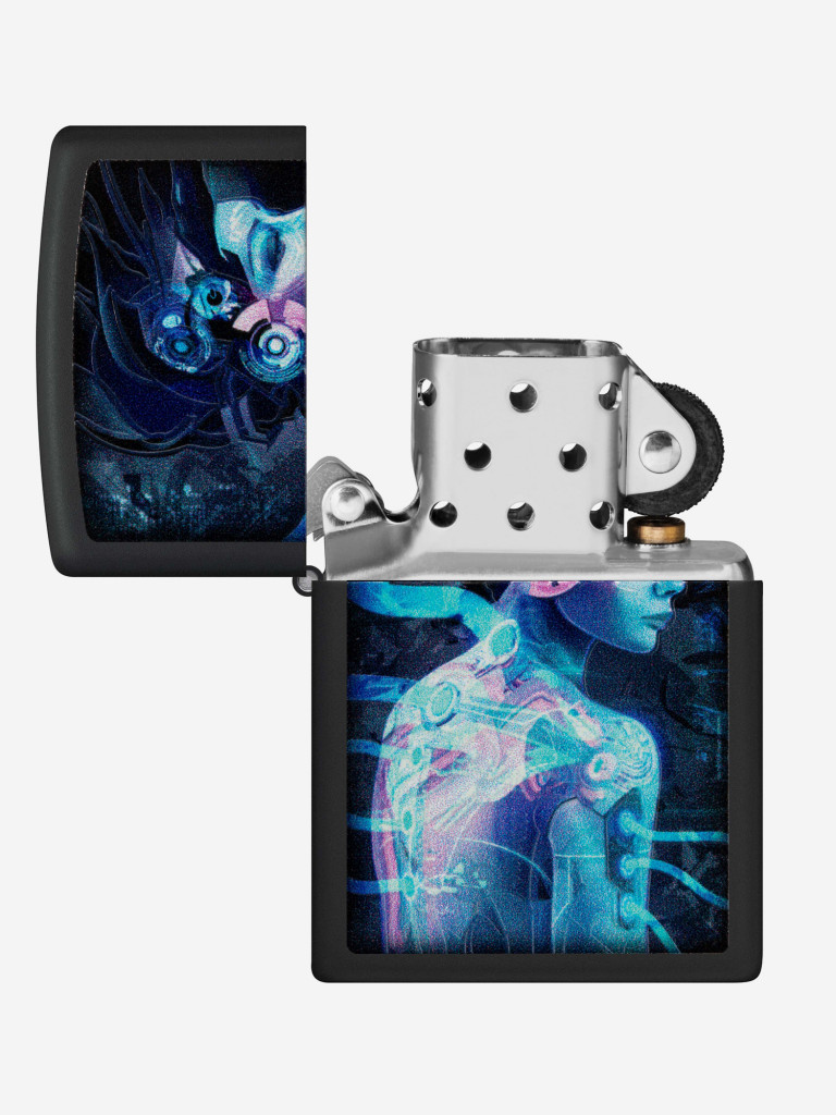 Зажигалка бензиновая ZIPPO 48517 Cyber Woman