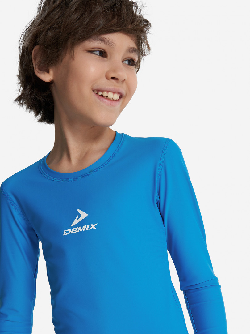 Лонгслив компрессионный для мальчиков Demix Голубой 449₽