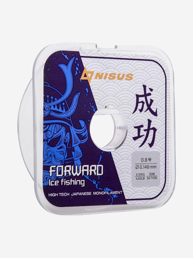 Леска для рыбалки Nisus FORWARD ICE FISHING Nylon 0,148мм, 50м, 2,1кг, прозрачный