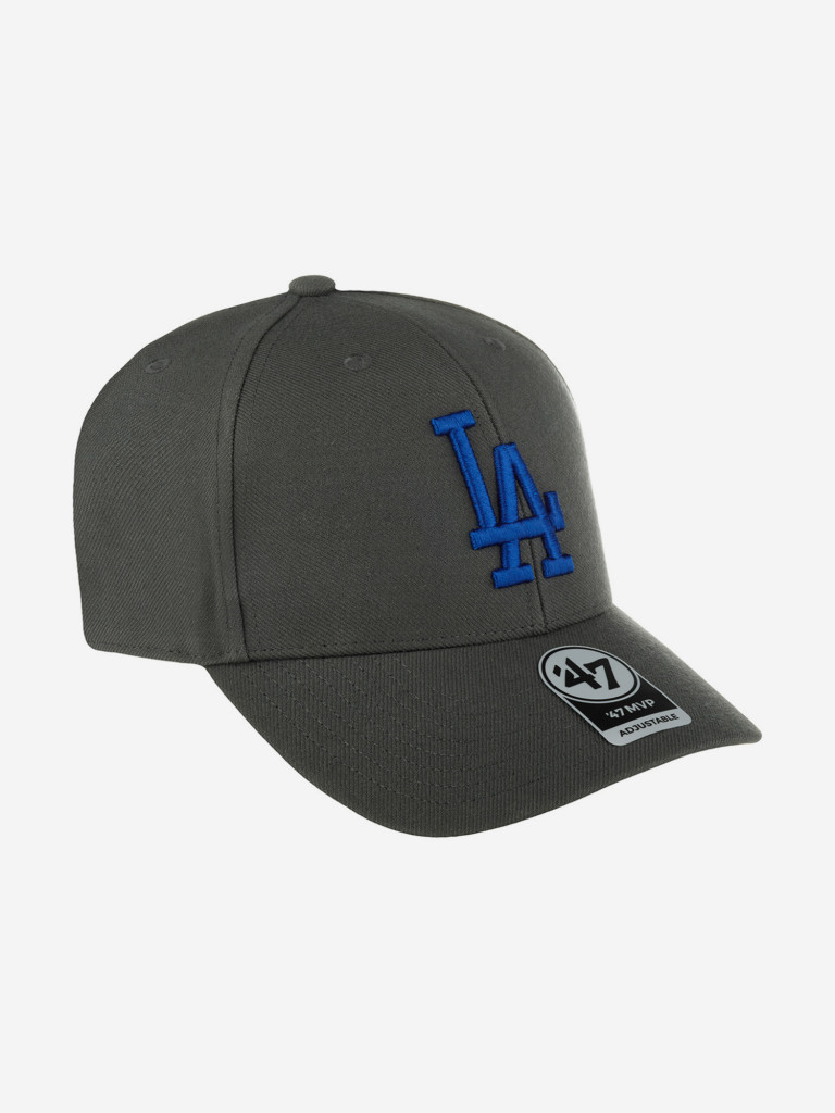 Бейсболка 47 BRAND B-MVP12WBV-CCR Los Angeles Dodgers MLB (серый)