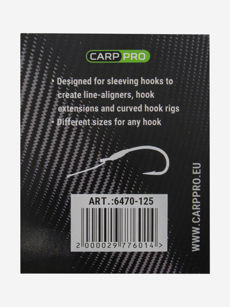 Трубка термоусадочная CARP PRO прозрачная 9шт