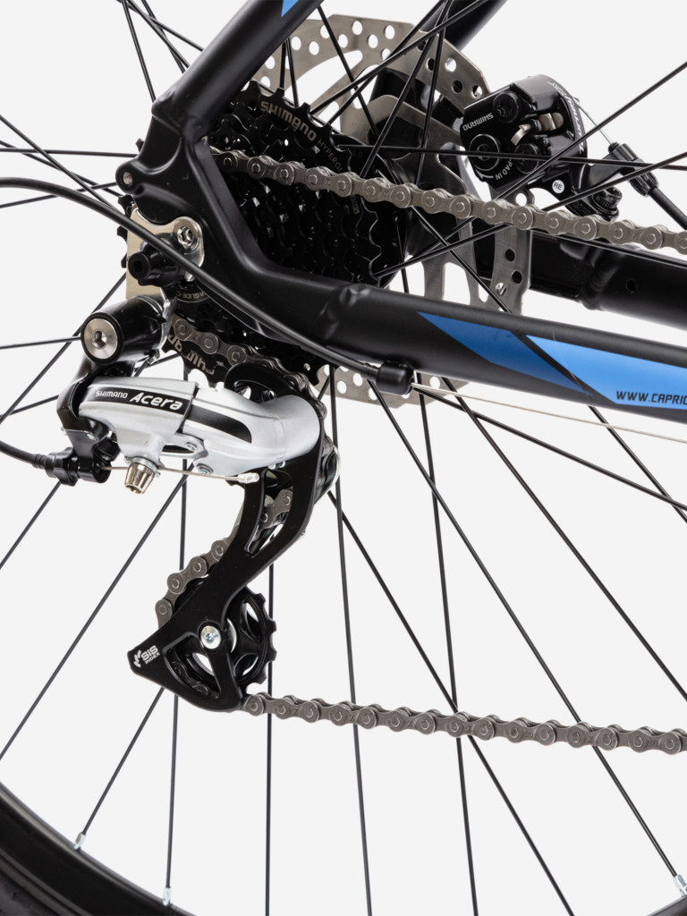 Велосипед CAPRIOLO MTB LEVEL 9.2 (3 X 8), рама алюминий 19'', колёса 29'' (чёрный - синий)