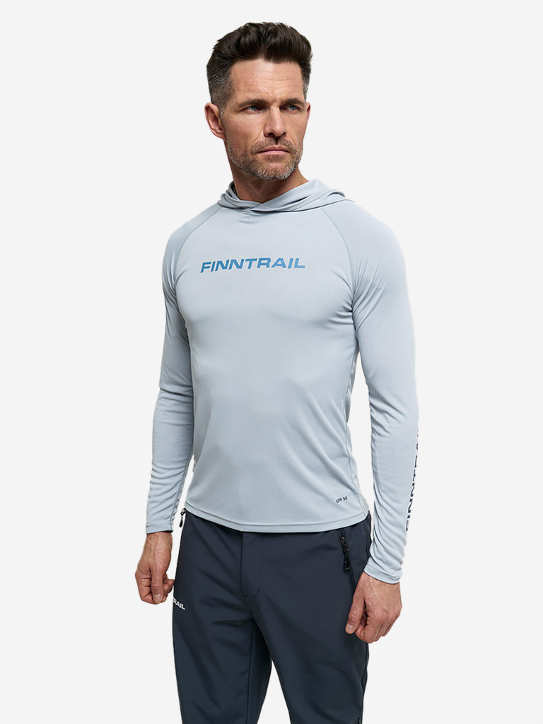 Лонгслив мужской c капюшоном FINNTRAIL Wave H
