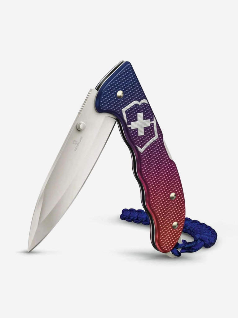 Нож перочинный Victorinox Evoke Alox, синий/красный, 0.9415.D221