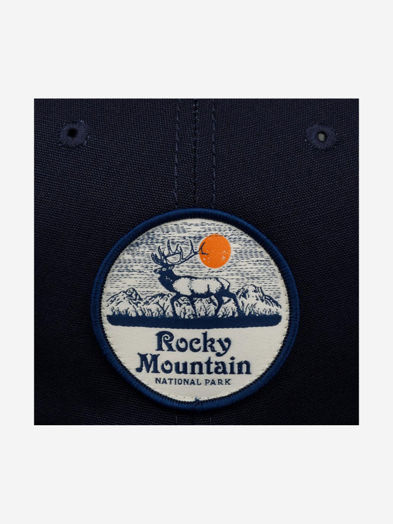 Бейсболка с прямым козырьком AMERICAN NEEDLE 21018A-RKM Rocky Mountain National Park Alpine (синий)