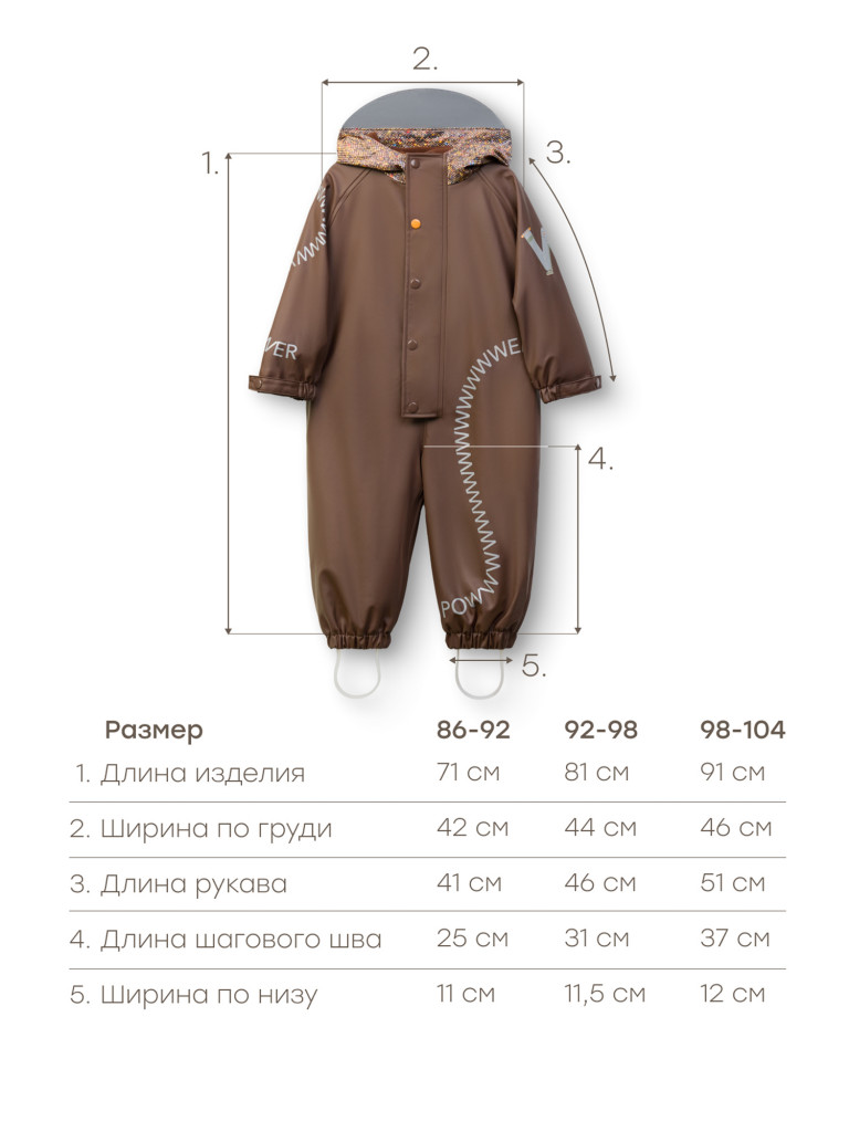Непромокаемый комбинезон детский Happy Baby