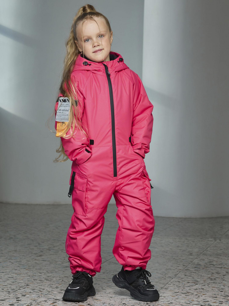 Комбинезон демисезонный для девочки batik Селфи розовый