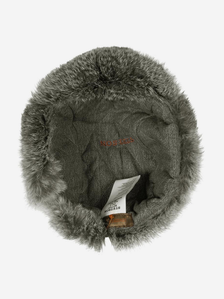 Шапка-ушанка STETSON 9217101 BOMBER PIGSKIN RABBIT (серый)