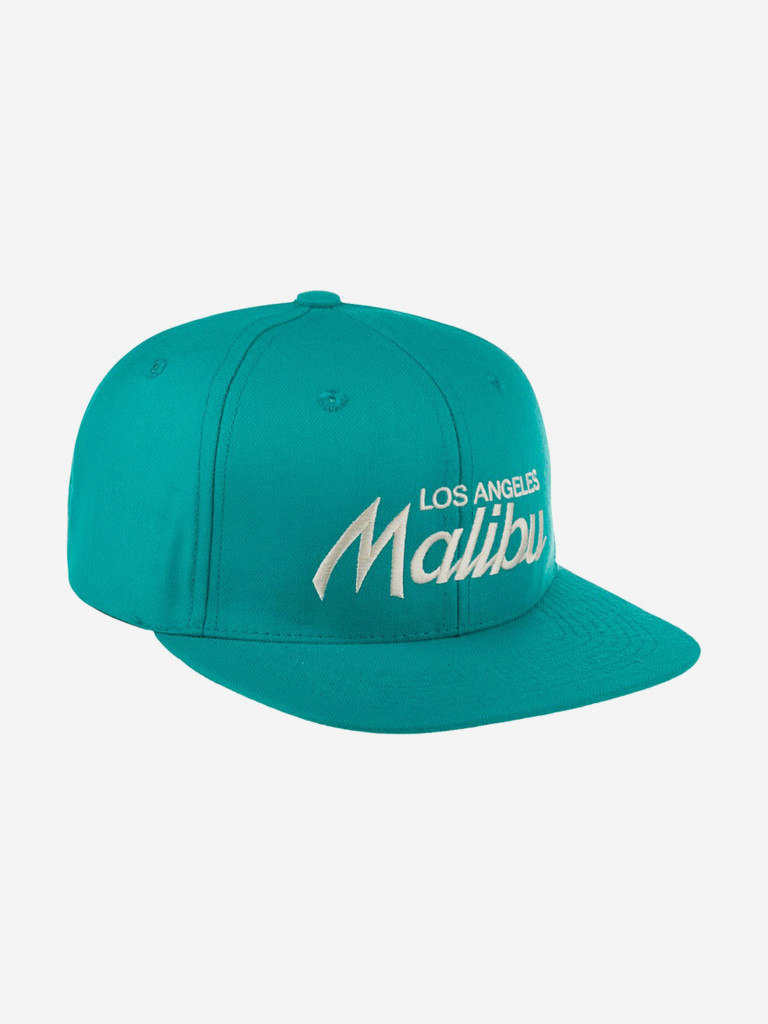 Бейсболка с прямым козырьком HOOD 100-MWL001-CA008-SF Malibu, CA (голубой)