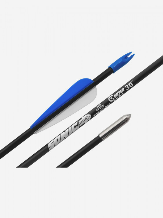 Стрела лучная фибергласс Centershot Sonic 30" оперение Parabolic 3"