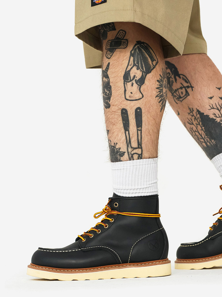 Ботинки муж. Harry Hatchet Lary Moc Toe black