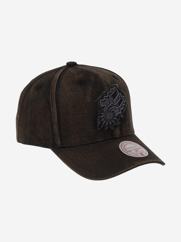 Бейсболка MITCHELL NESS HP12163-SASBLCK San Antonio Spurs NBA