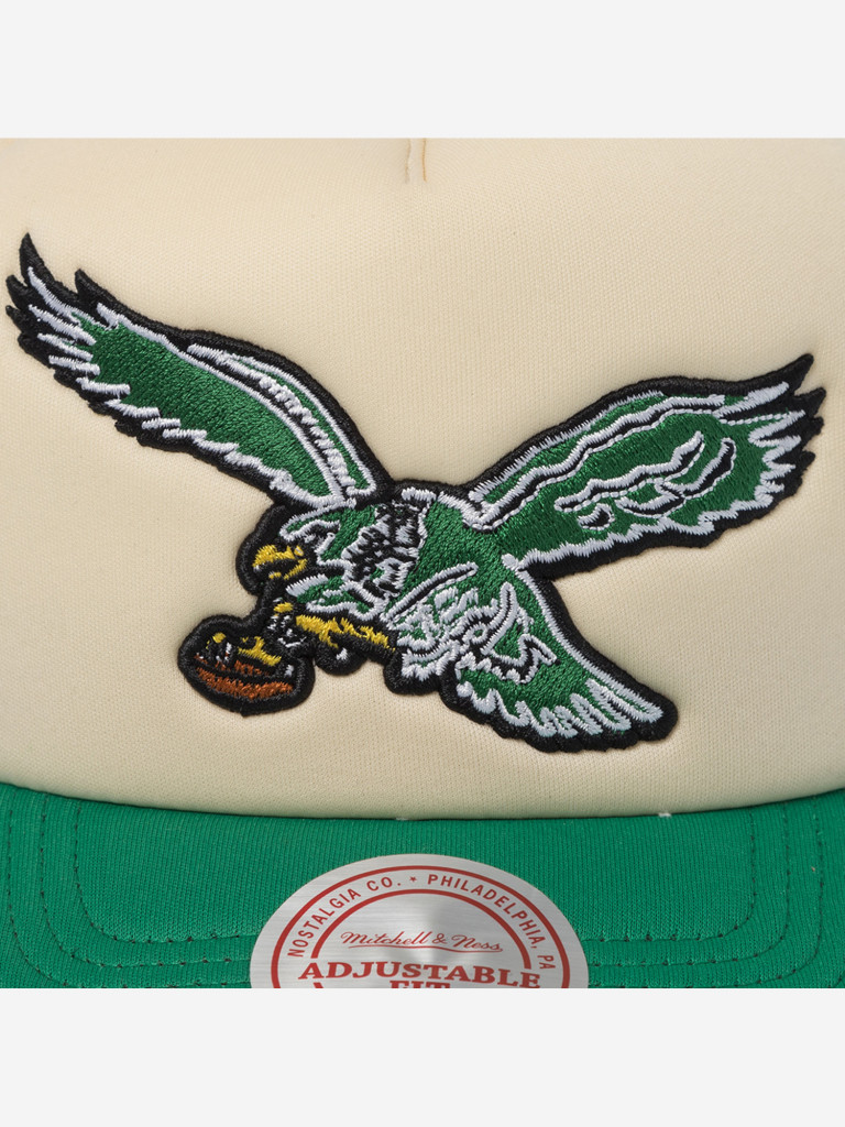 Бейсболка с сеточкой MITCHELL NESS HT12896-PEACREA Philadelphia Eagles NFL