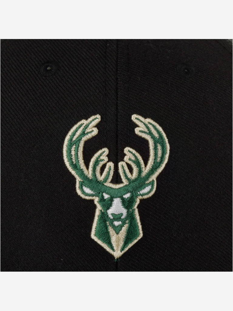 Бейсболка 47 BRAND K-MVP13WBV-BKB Milwaukee Bucks NBA (черный)