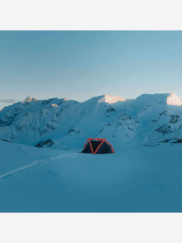 Палатка надувная для кемпинга HEIMPLANET KIRRA 4-season, Neon Red