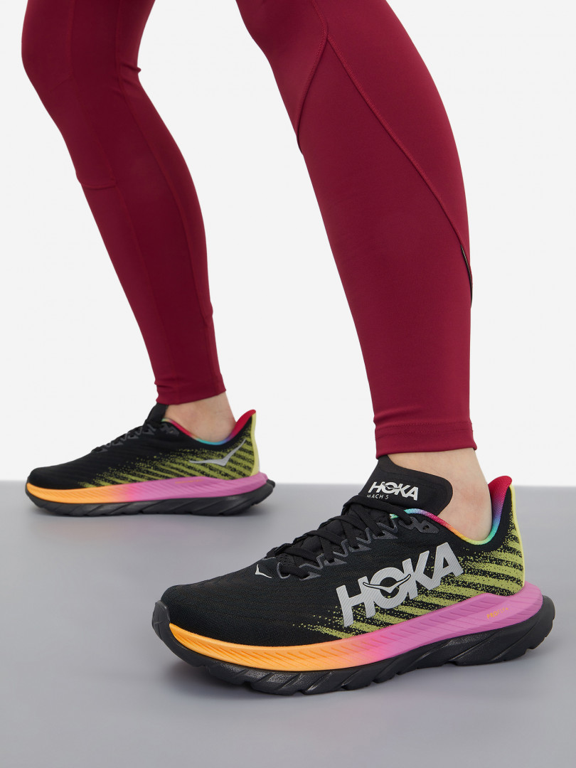 фото Кроссовки женские hoka one one mach 5, черный