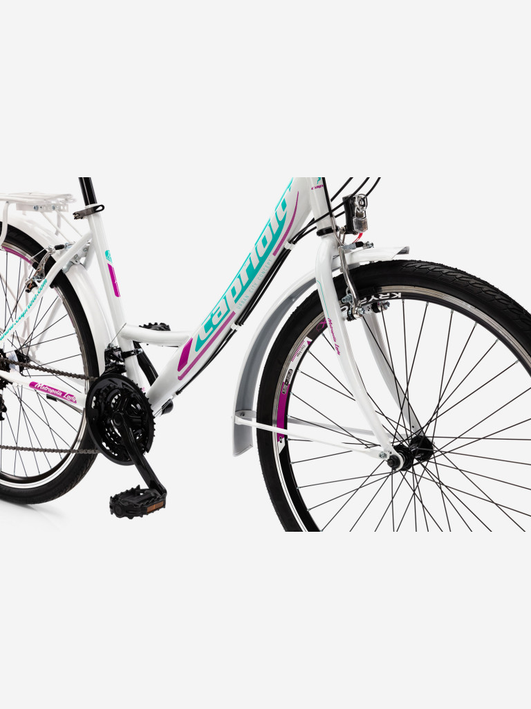 Велосипед CAPRIOLO TOURING METROPOLIS LADY (3 X 6), рама сталь 19'', колёса 26'' (белый)