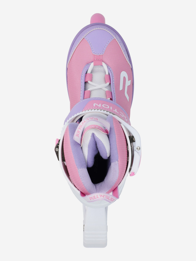 Набор детский: роликовые коньки, шлем, комплект защиты Reaction Rainbow