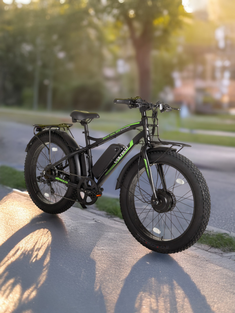 Электровелосипед Eltreco Volteco Bigcat Dual New 2022 Черный 13999900₽