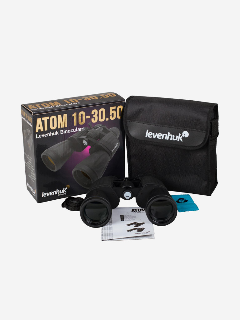 Бинокль Levenhuk Atom 10-30x50