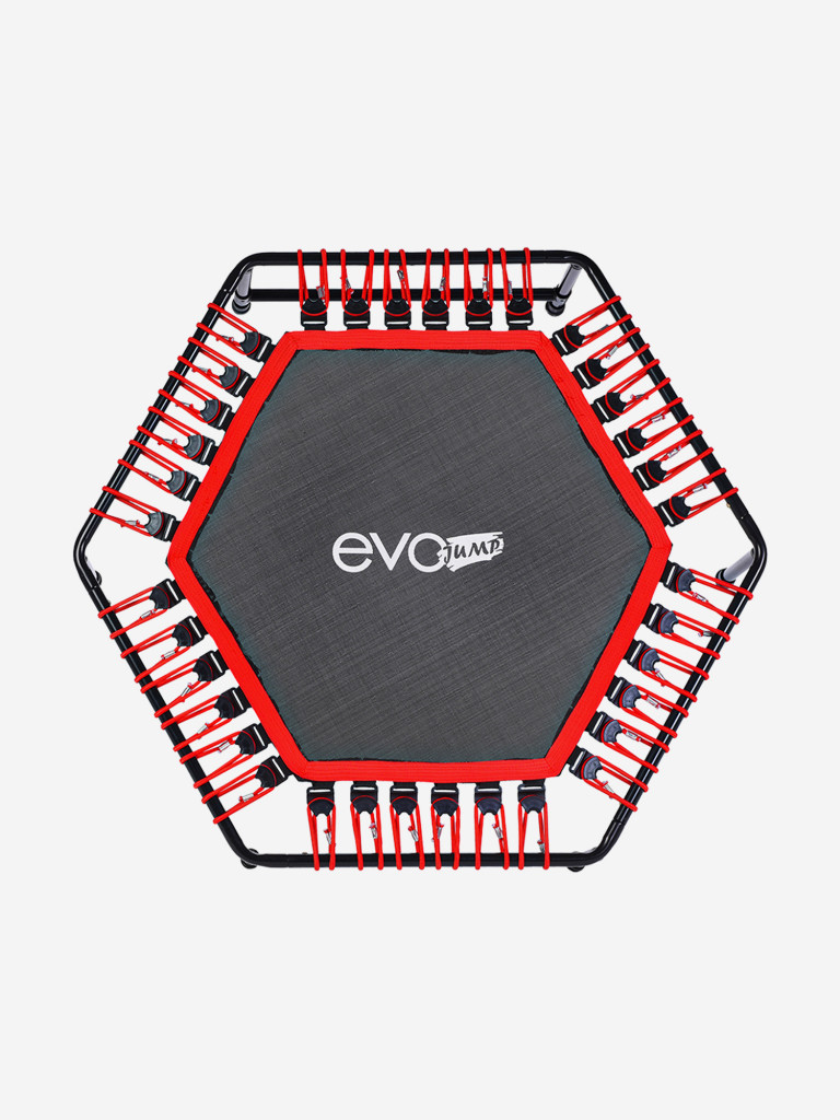 Батут спортивный для фитнеса и джампинга EVO JUMP PRO, красный