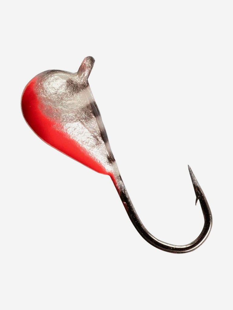 Мормышка Helios вольфрамовая Капля с ушком крашеная 4мм 1.10г 54 (MW-1140-54), 10 штук в упаковке