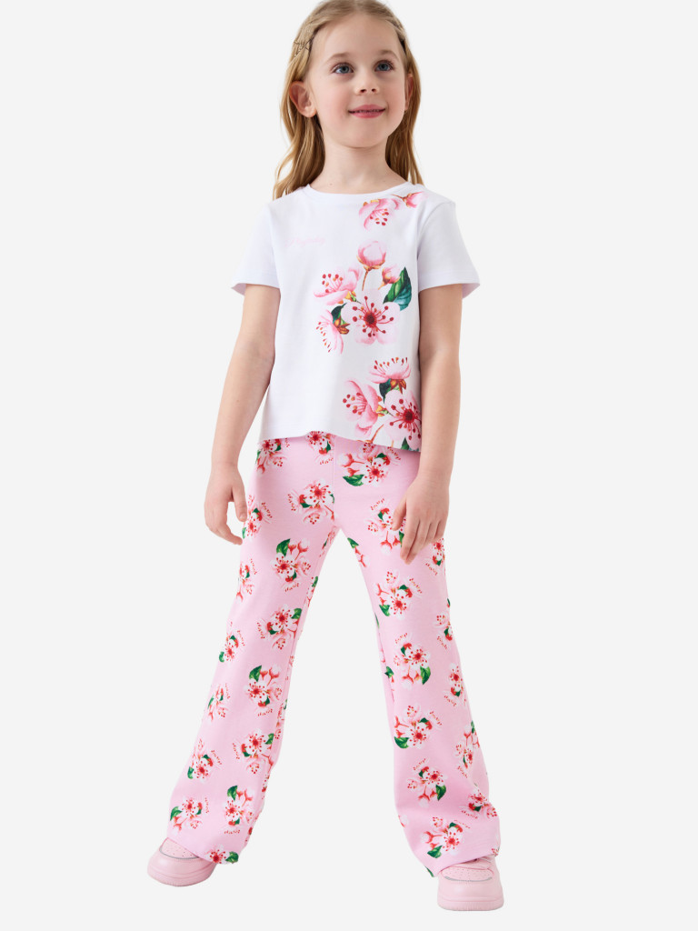 Комплект для девочек: футболка, брюки PlayToday