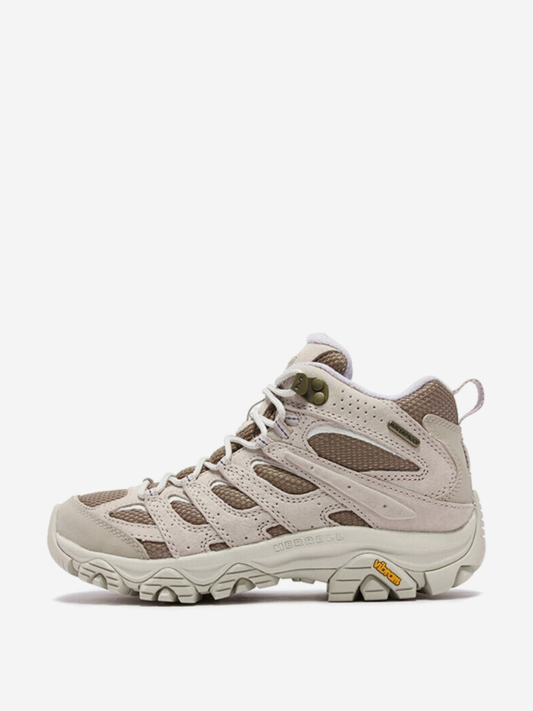 Кроссовки Merrell MOAB 3 Slip Resistant, Abrasion Resistant, Waterproof Mid Top Hiking Shoes Women's Beige Brown