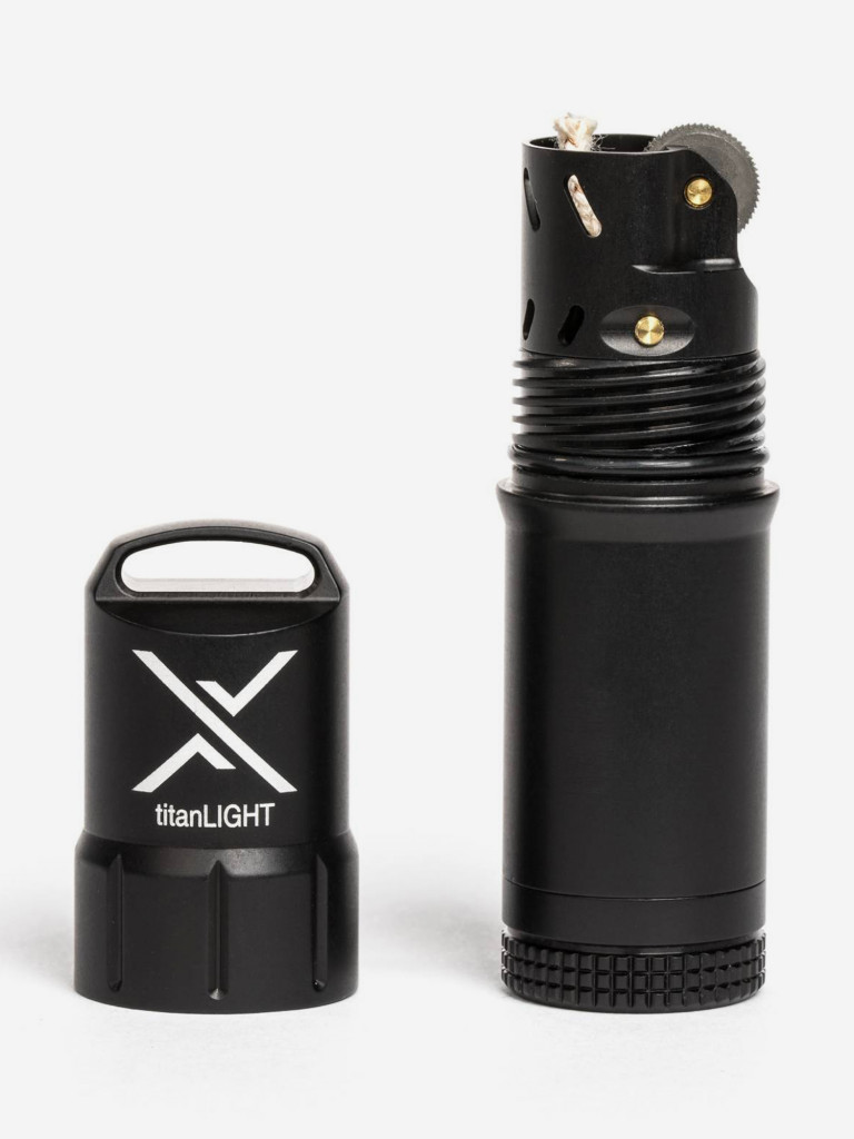 Зажигалка бензиновая Exotac titanLIGHT, Black