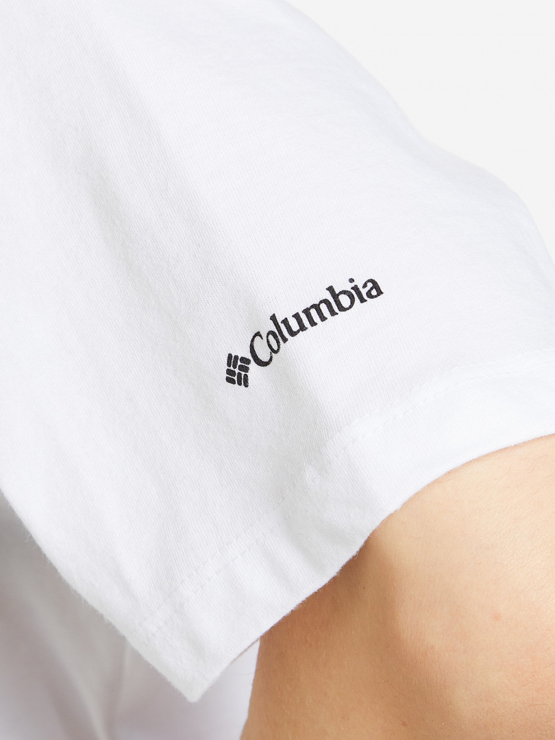 фото Футболка женская columbia north cascades relaxed tee, белый